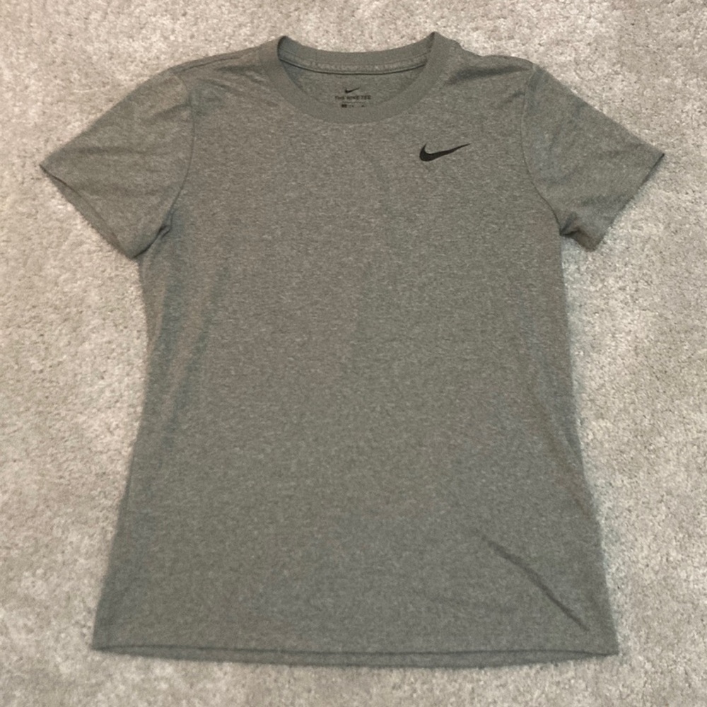 Gray Nike athletic t-shirt